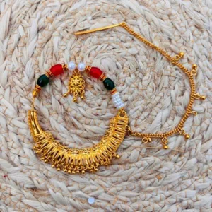 Artificial Kumaoni Nath (Traditional Wear Jewelry)
